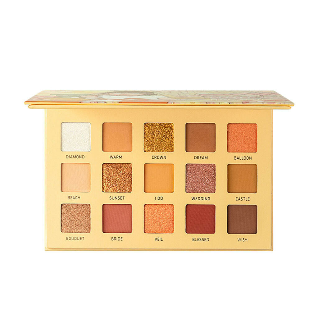 Matte Pearlized Non Smudge Smooth Fine Pigmented Eye Shadow Shade Yellow