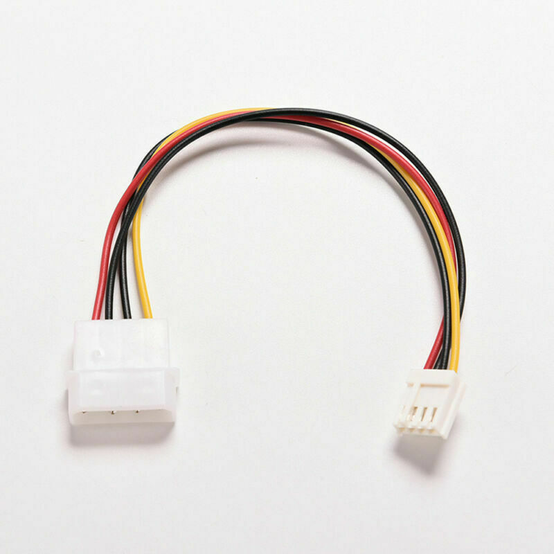 2X 4Pin IDE Power Supply to Floppy Drives Adapter Cable Power Cord Connector Acc