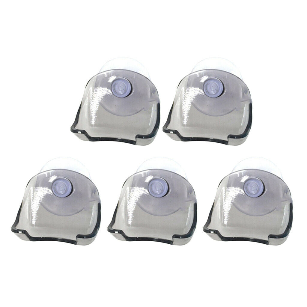 10 Pieces Modern Plastic Suction Cup Mens Razors Rack Bathroom Shaver Holder