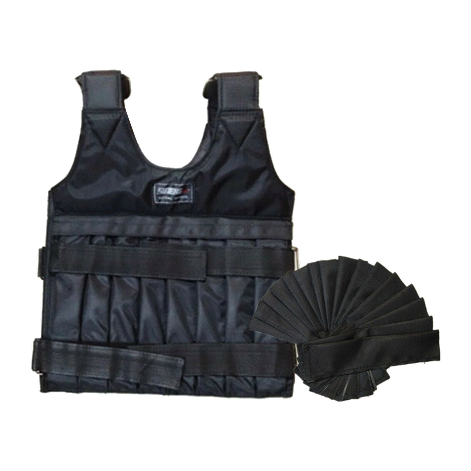 20kg Adjustable Weighted Workout Vest Fitness Workout Empty Vest