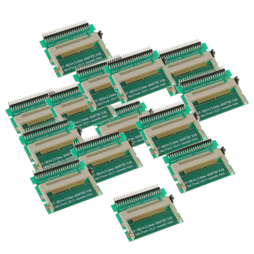 20Pcs Compact Flash CF Card to Laptop 2.5" 44Pin IDE Hard Drive ATA Adapter