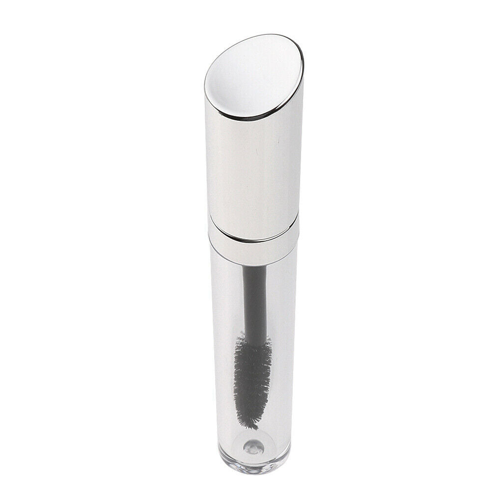 4 Pieces 5ml Acrylic Refillable Travel Empty Mascara Tube Transparent Bottle