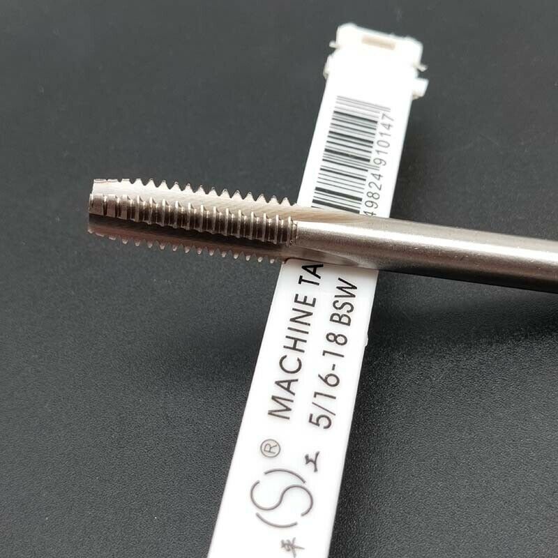 T5/16-18BSW BSW tap UNC British US made Right Hand taper Straight Flute Tap HSS
