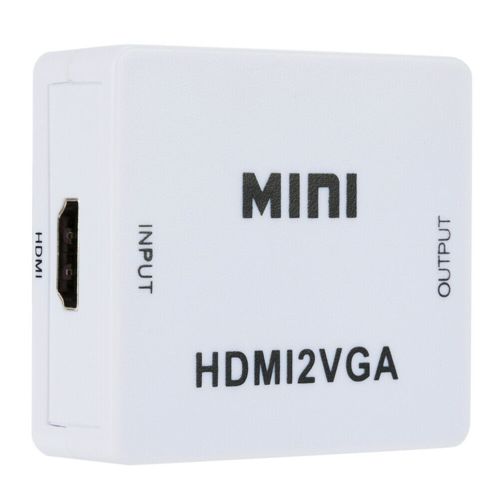 Conversor for HDMI to VGA com conector adaptador de audio HDMI2VGA 1080P