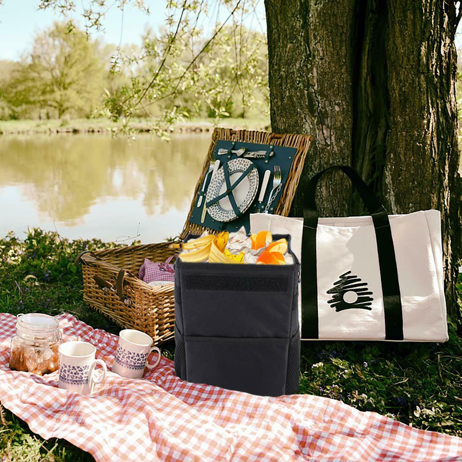 Waterproof Portable Car Trash Can Bin Auto Car Accessories Garbage Organizer