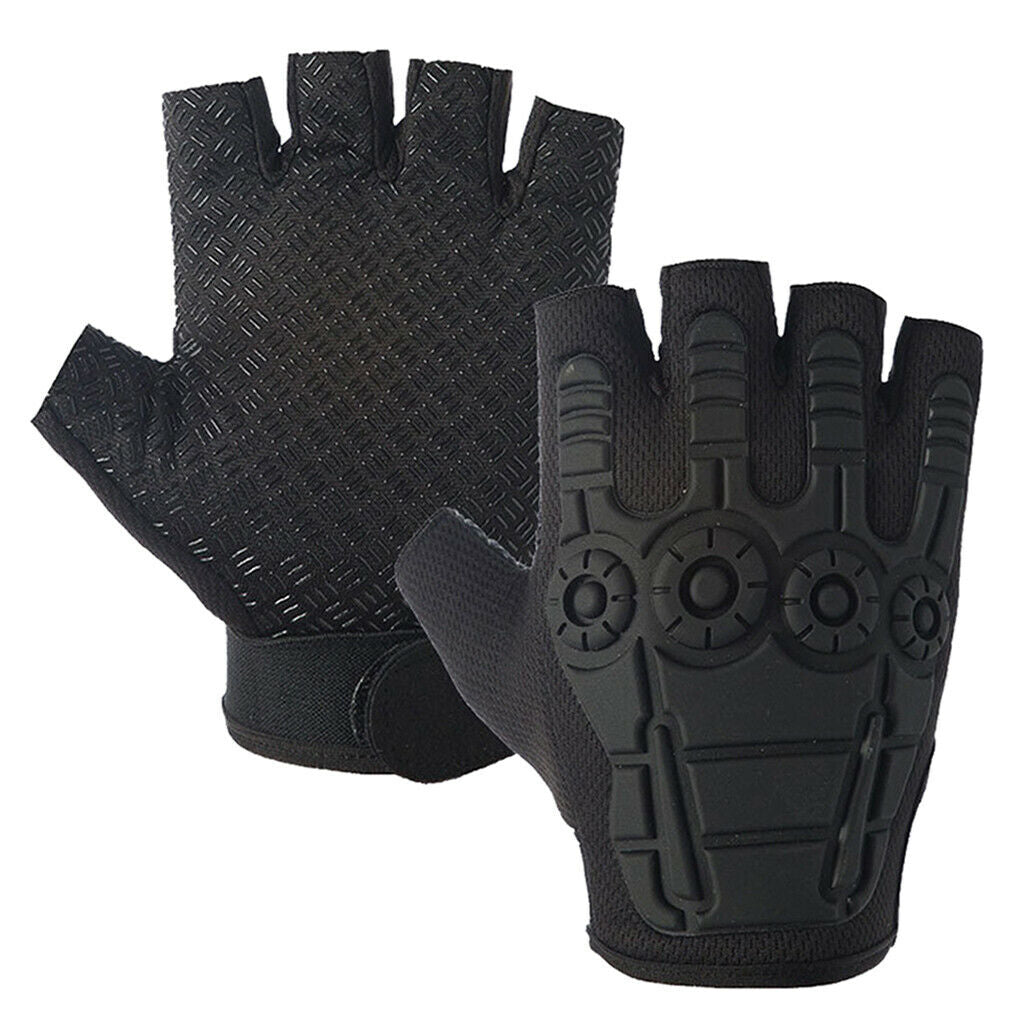 Cycling Gloves Fingerless Workout Fishing Fitness Climbing Sport Gym Glove