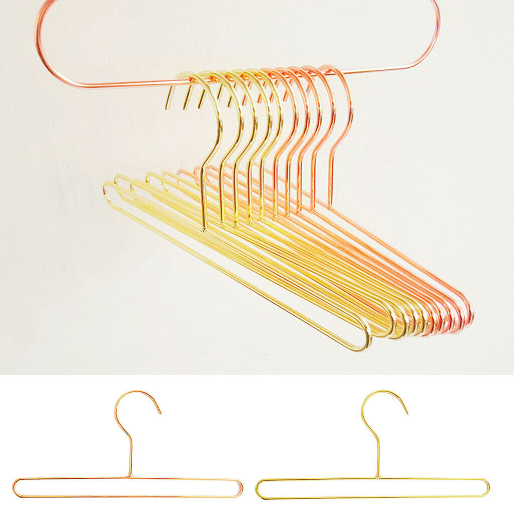 Iron Wire Clothes Hanging Closet Organizer Coat Dress Skirt Hanger,