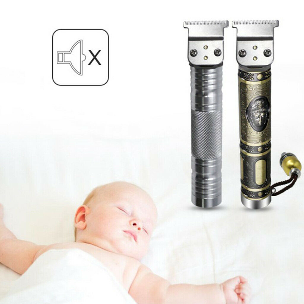 Men Boys Hair Trimmer Rechargeable Kid Household Clipper Gifts Golden