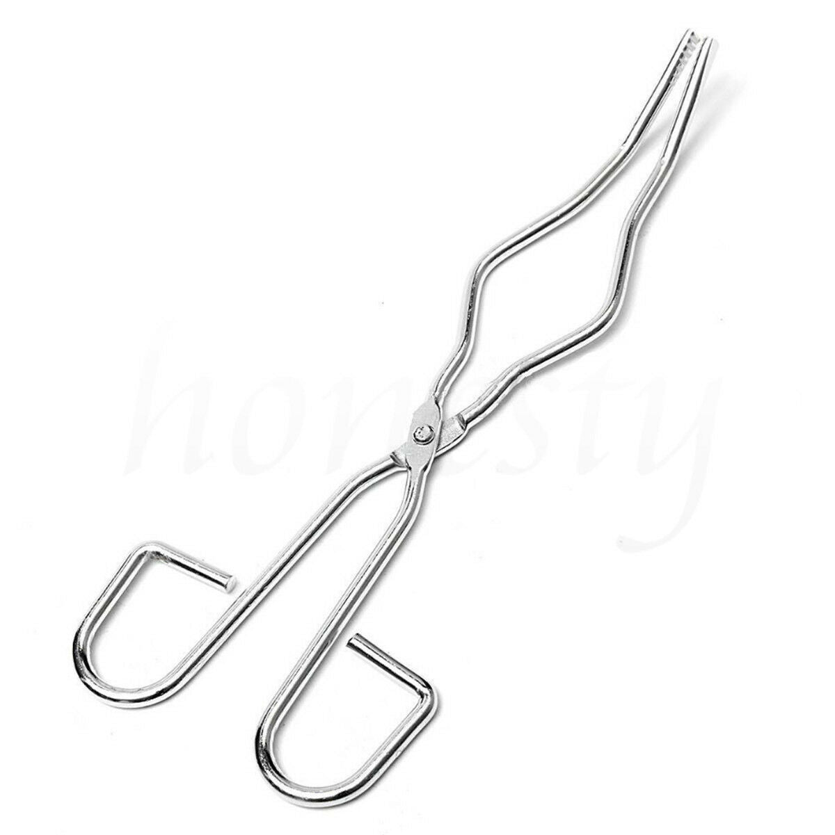 23cm Stainless Steel Crucible Tong Clamp Graphite Melting Furnace Pliers Holder