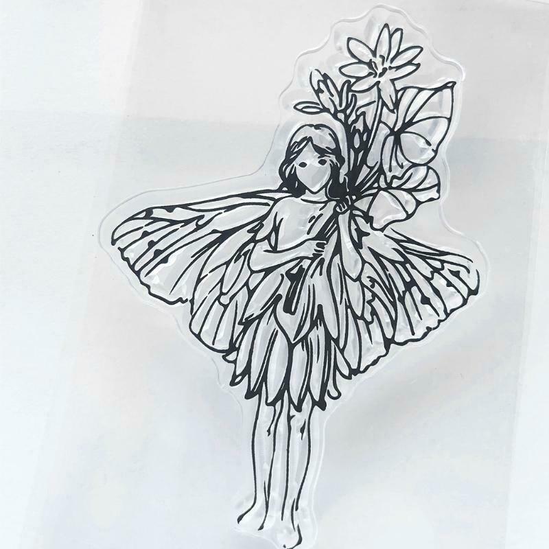 Fairy Silicone Clear Seal Stamp DIY Scrapbooking Emboss Photo Album Decorative