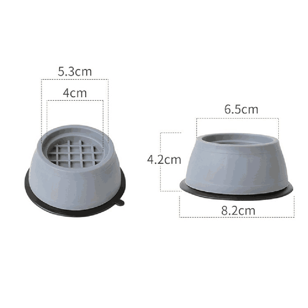 4pcs Anti-Vibration Feet Pads Rubber Mats Washing Machine Non-Slip Shock-Proof
