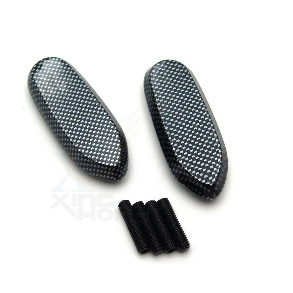 Mirror Base Block Off Plates For Suzuki Gsxr 600 750 1000 Gsx-R 2006-2008 Carbon