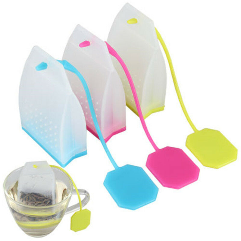 New Silicone Bag Tea Infuser Leaf Strainer Herbal Spice Filter Diffuser Tools