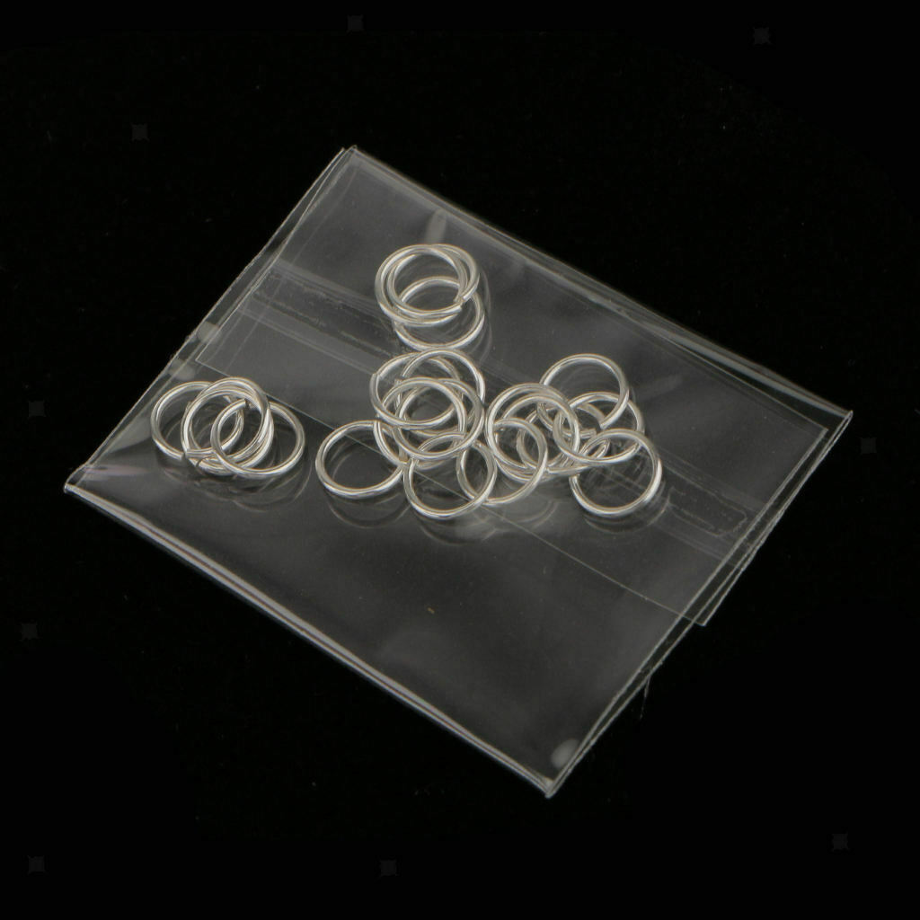 Lots 20pcs Jewelry Making Jump Rings Necklace DIY Split Rings Connector