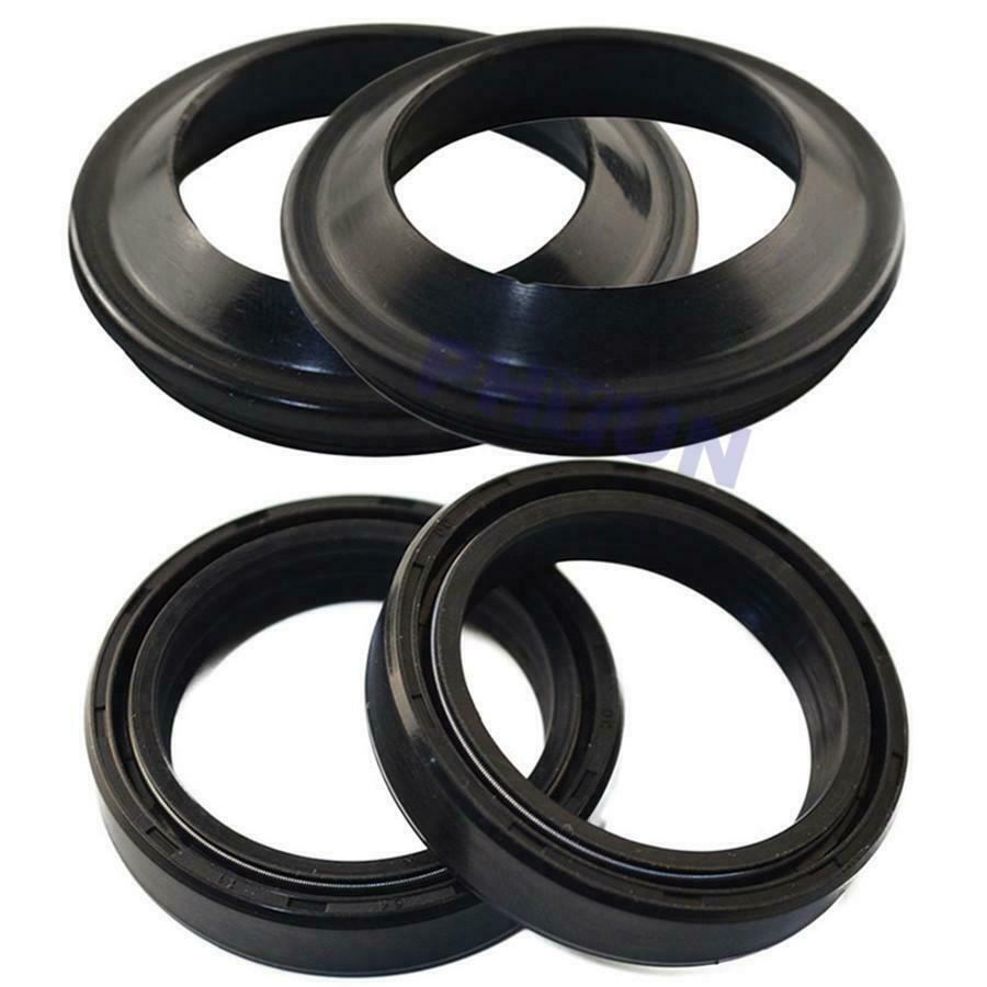 1 Set Front Fork Damper Oil Seals& Dust Seals For KX80 For YZ80 BW200 TW200