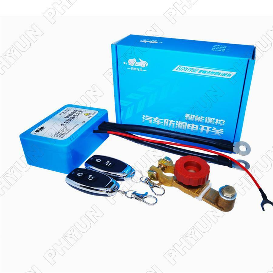 Car Battery Disconnect Isolator Cut Off Master Switches Remote Control Universal