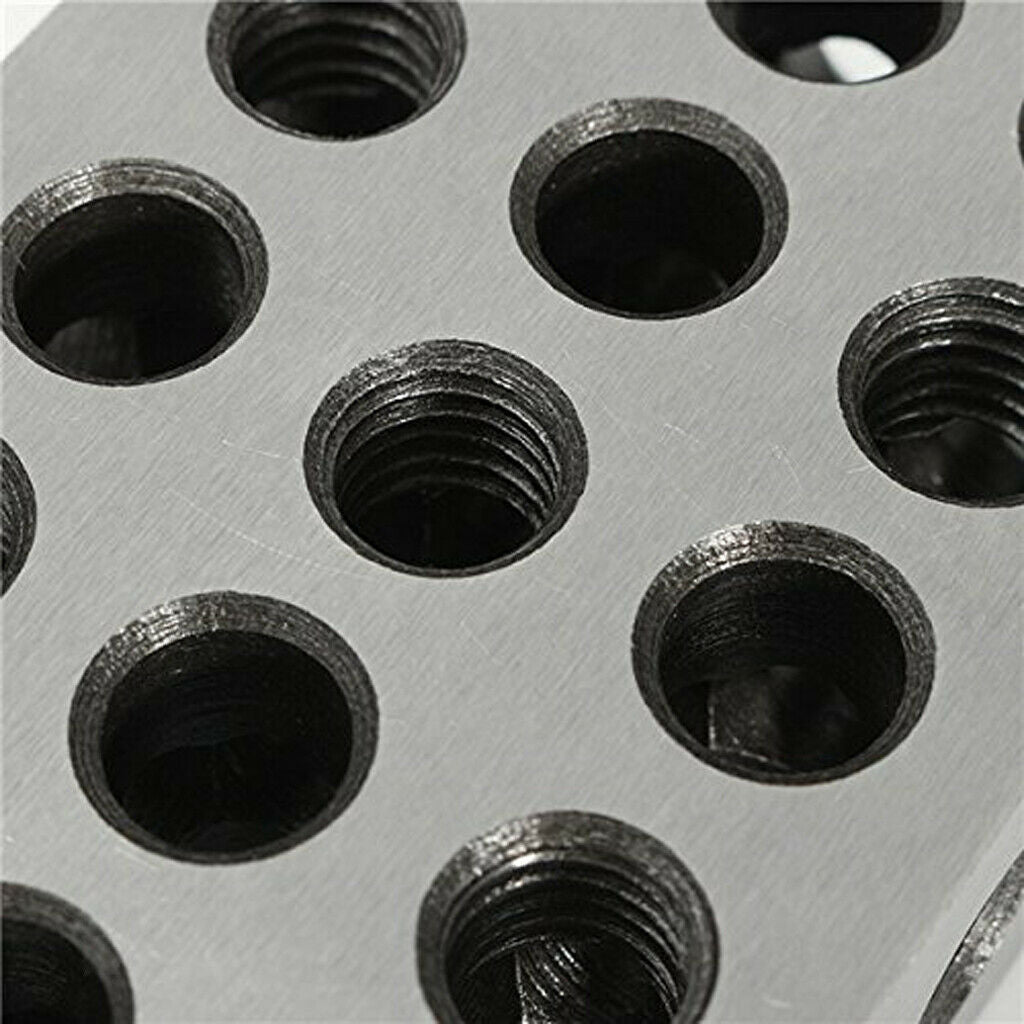 Pair Ultra Precision 1-2-3 123 Blocks Set 23 Holes 0.0001" Mill Milling