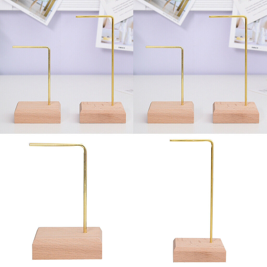 2X Jewelry Display Stand Metal Rack Holder Earrings Female Small Decor Shelf L