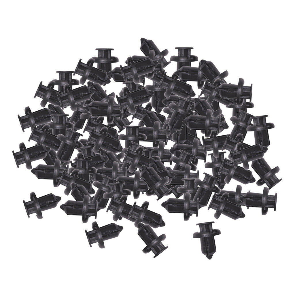 100 Sets Universal Car Nylon Push-type Pin Rivet Trim Clip Fastener Body Kit
