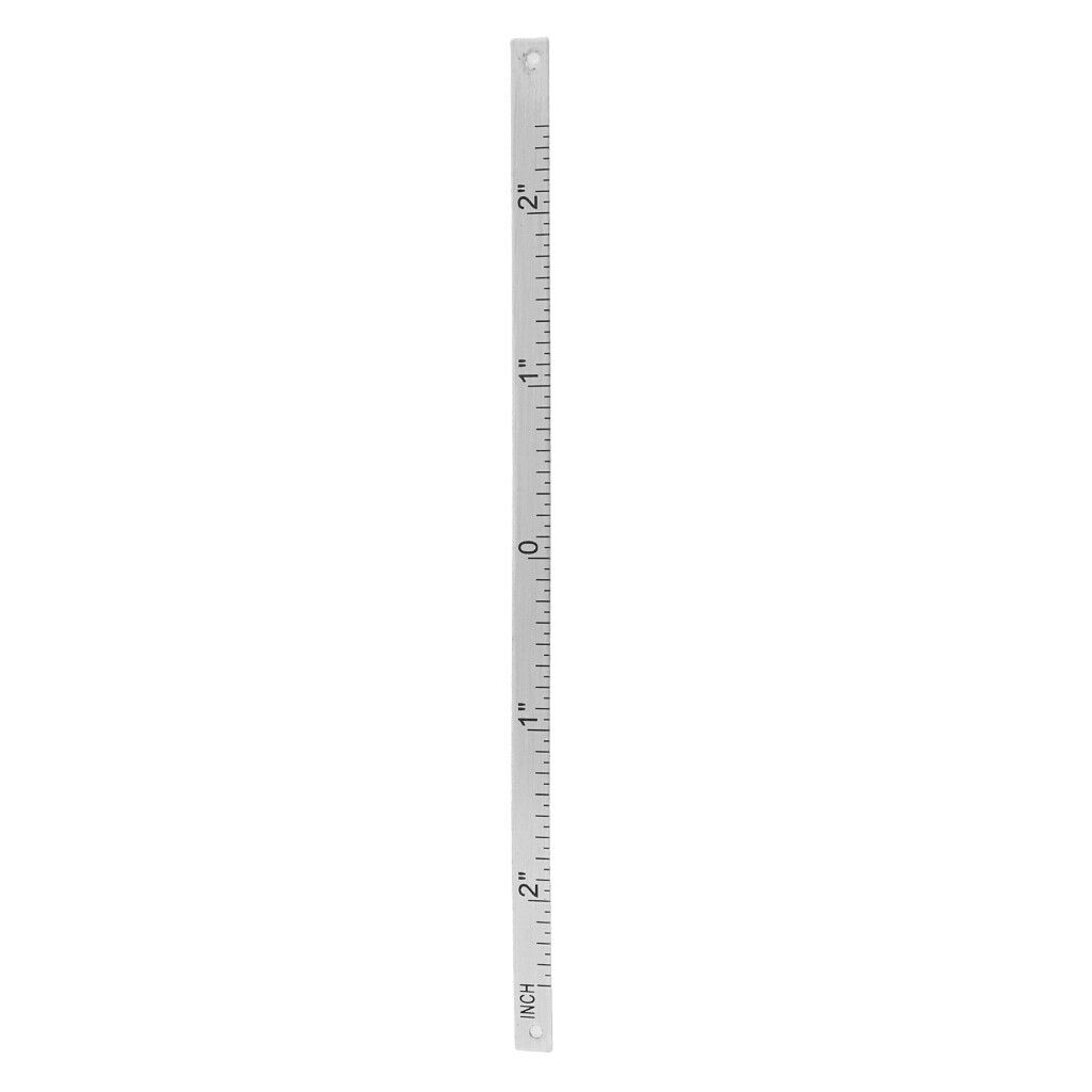 Stainless Steel Machinist Engineer Ruler 2-0-2in Aluminum