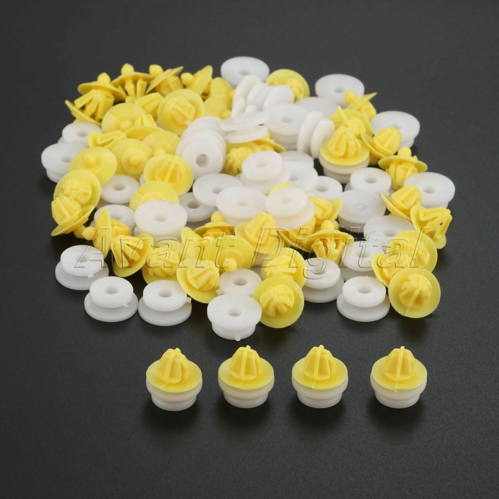 50Pcs Plastic Clips for Renault Clio Megane Scenic Car Interior Door Card Panel