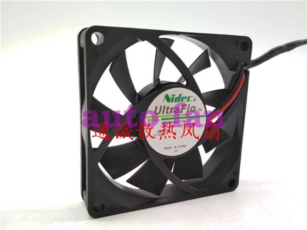 Applicable for U70R24MS1CB-51 24V 0.15A new Nidec UltraFlo 7 cm inverter fan