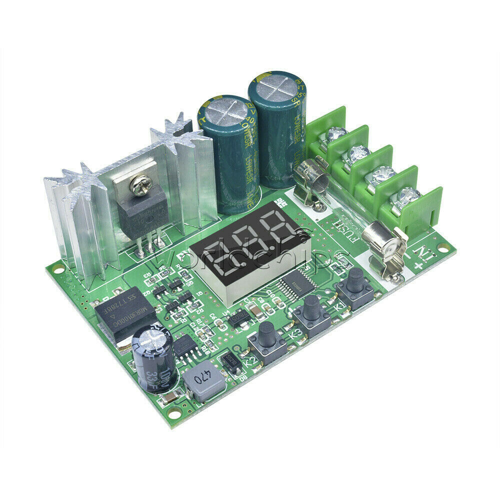 10A DC 12-60V 600W Motor PWM Speed Controller Regulator With Red Digital Display