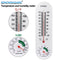 Kitchen Wall Mounted Thermometer Temperature Humidity Gauge for Home Offices