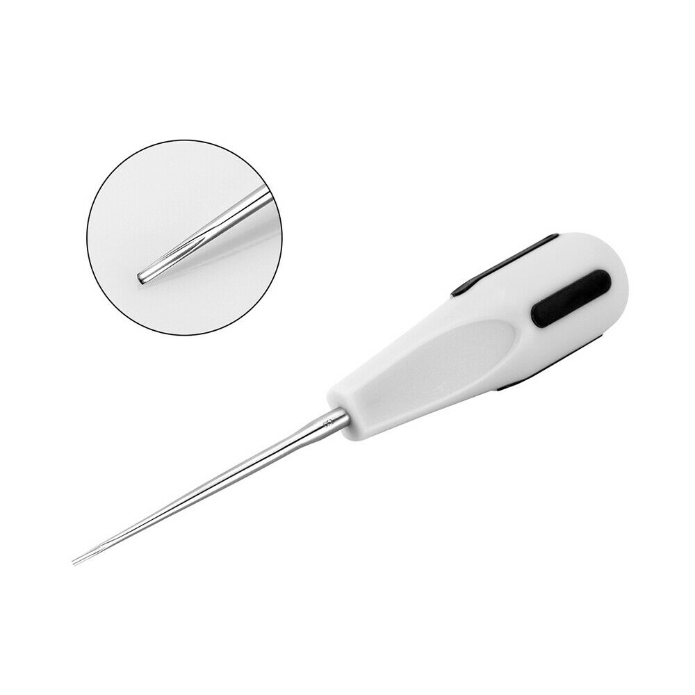 Dental Luxating Lift Elevators Curved Root Plastic Handle Screwdriver 8pcs/set