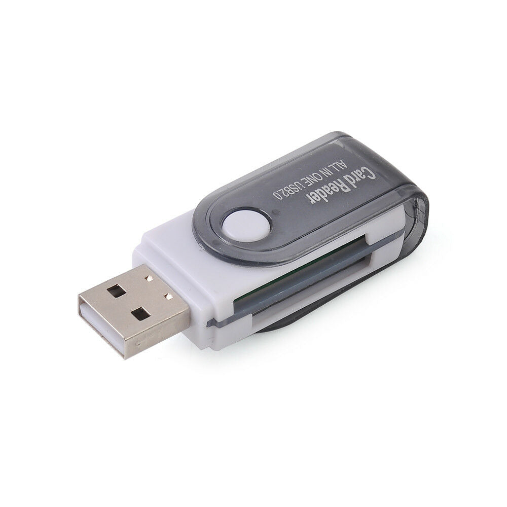 1xRandom 4-in-1 USB Memory Card Reader for MS MS-PRO TF Micro SD SDHC High Speed
