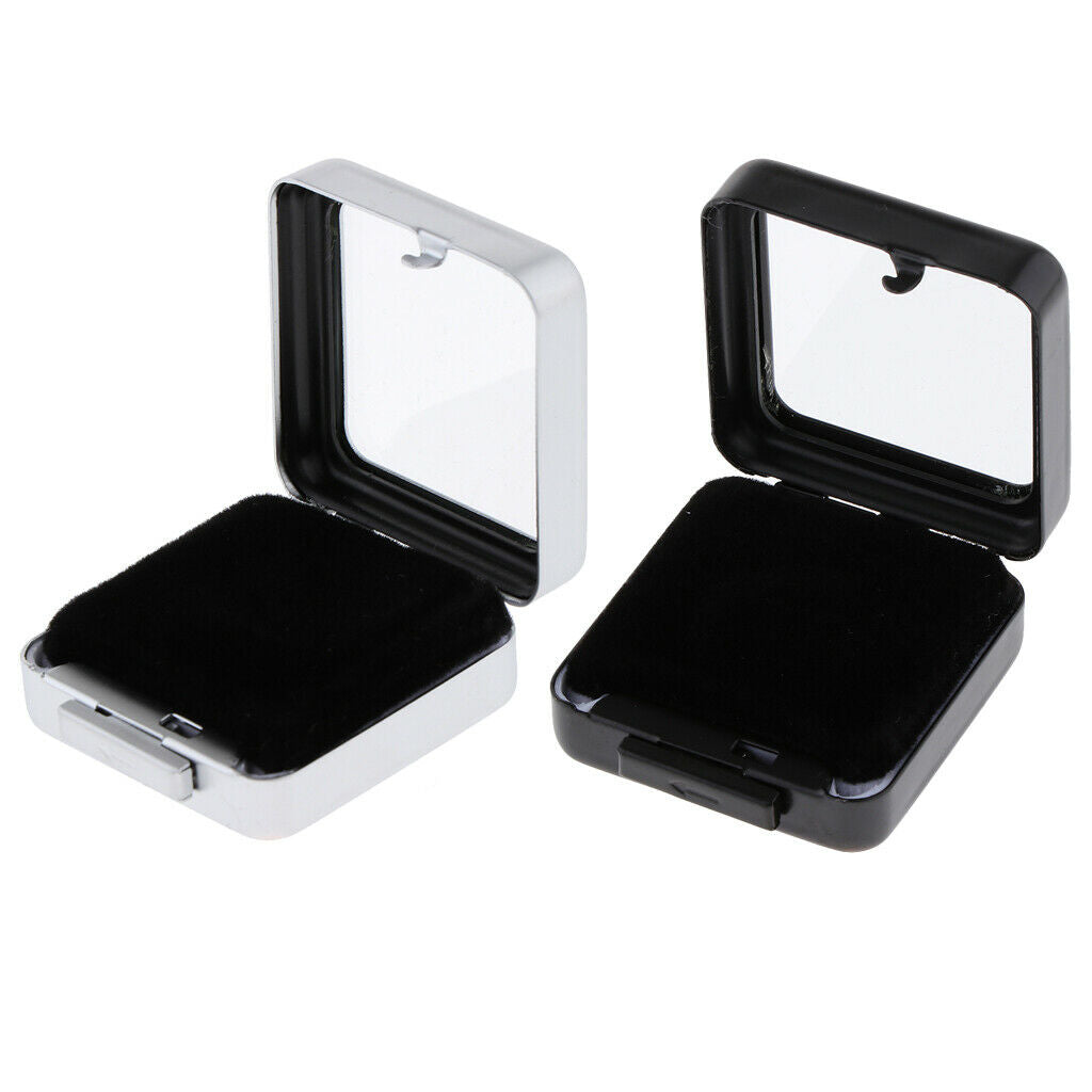 3pcs Metal Jewelry Gift Box Loose Diamond Box Jewelry Organizer Case