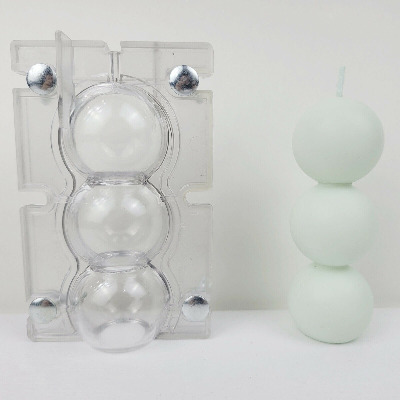 Plastic Candle Shape Candles Craft Making Soap Wax Plaster Candle Ball Decors
