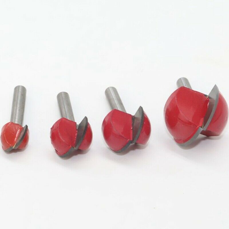 6mm Shank Ball Nose End Mill Wood Router Bit Set Round Cove CNC Milling CuttM1Y2