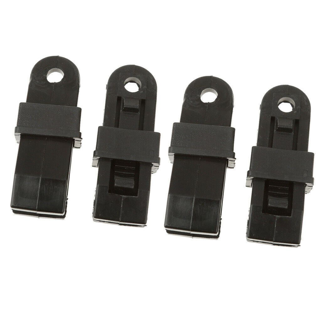 4 Pieces Easily Tent Clip Buckle Hooks for Family Tent