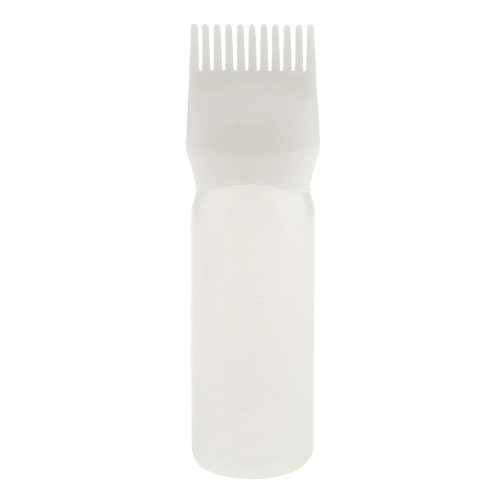 Hair Dye Bottle Applicator Comb Dispensing 120ML Salon Hair Coloring Dyeing
