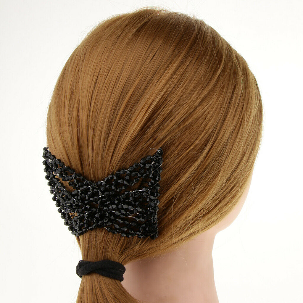 Elastic  Hair Combs Double Hair Clips Stretchy Accessories