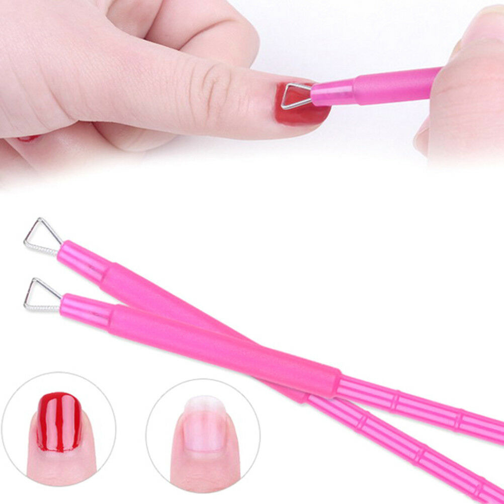 Nail Art Beauty Uv Gel Polish Remover Triangle Stick Rod Pusher Manicure TooDEAU