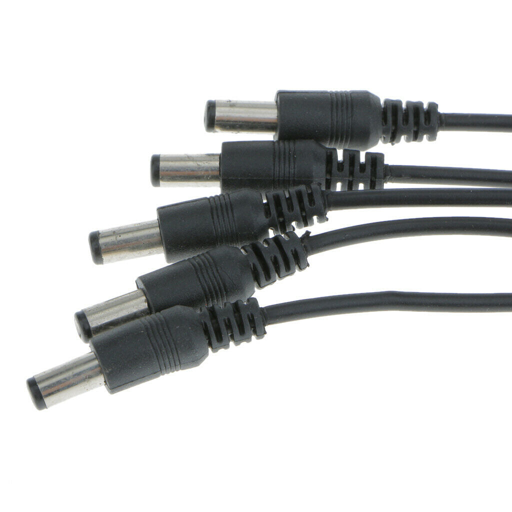 5 Port Cable Adapter Power Camera  Splitter Piece