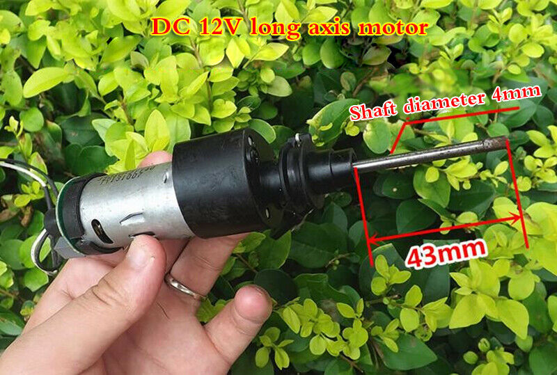 Long shaft gear motor 390 gear motor DIY juice blender 12V 1500 rpm