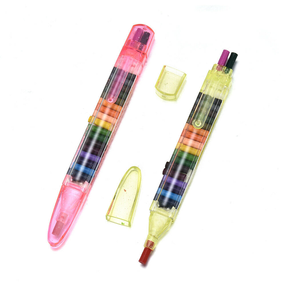 20 Colors 2PC Funny Children Painting Toys Baby Wax Crayon Creative Educational
