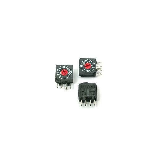 [10pcs] DRR3116 Rotary Switch Horiz SIL4