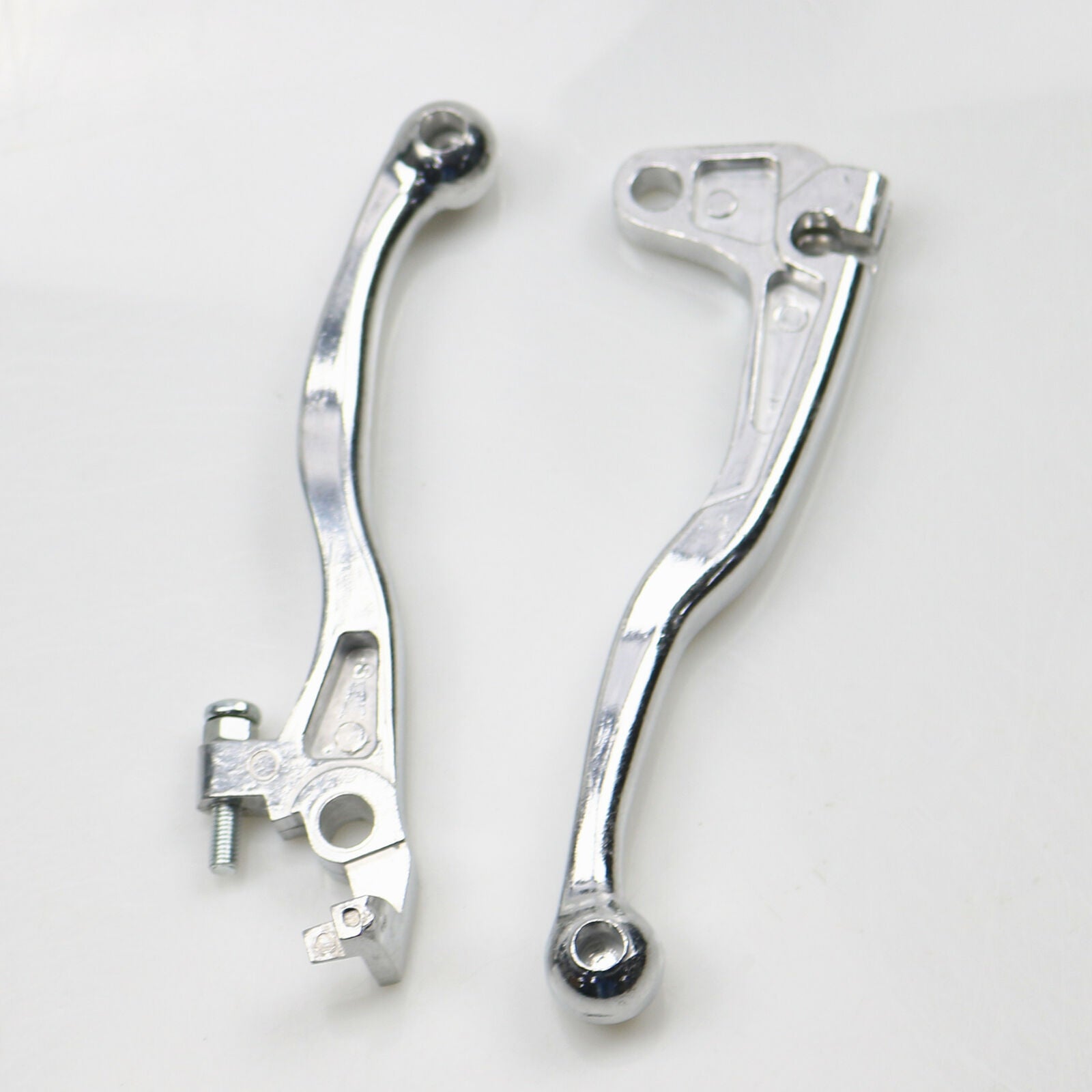 Chrome Brake Lever Clutch Lever For Motorcycle Suzuki DR250 650 DRZ400 Custom