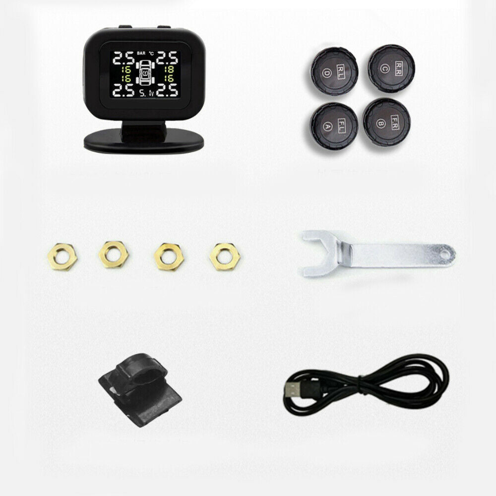 Mini Tpms Tire pressure alarm tool Digital Tyre air monitoring system Car parts