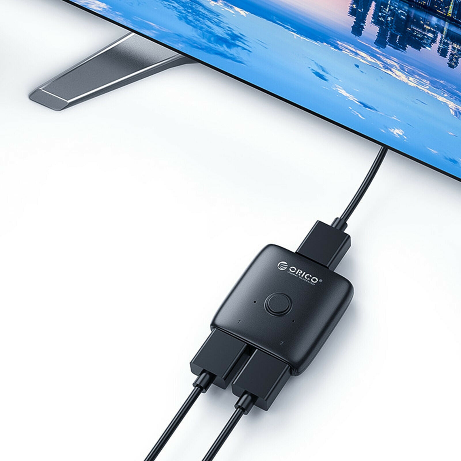 HDMI Bi-directional Switch 4K HDMI Switcher Splitter Hub 1x2 Out 2in1 Out