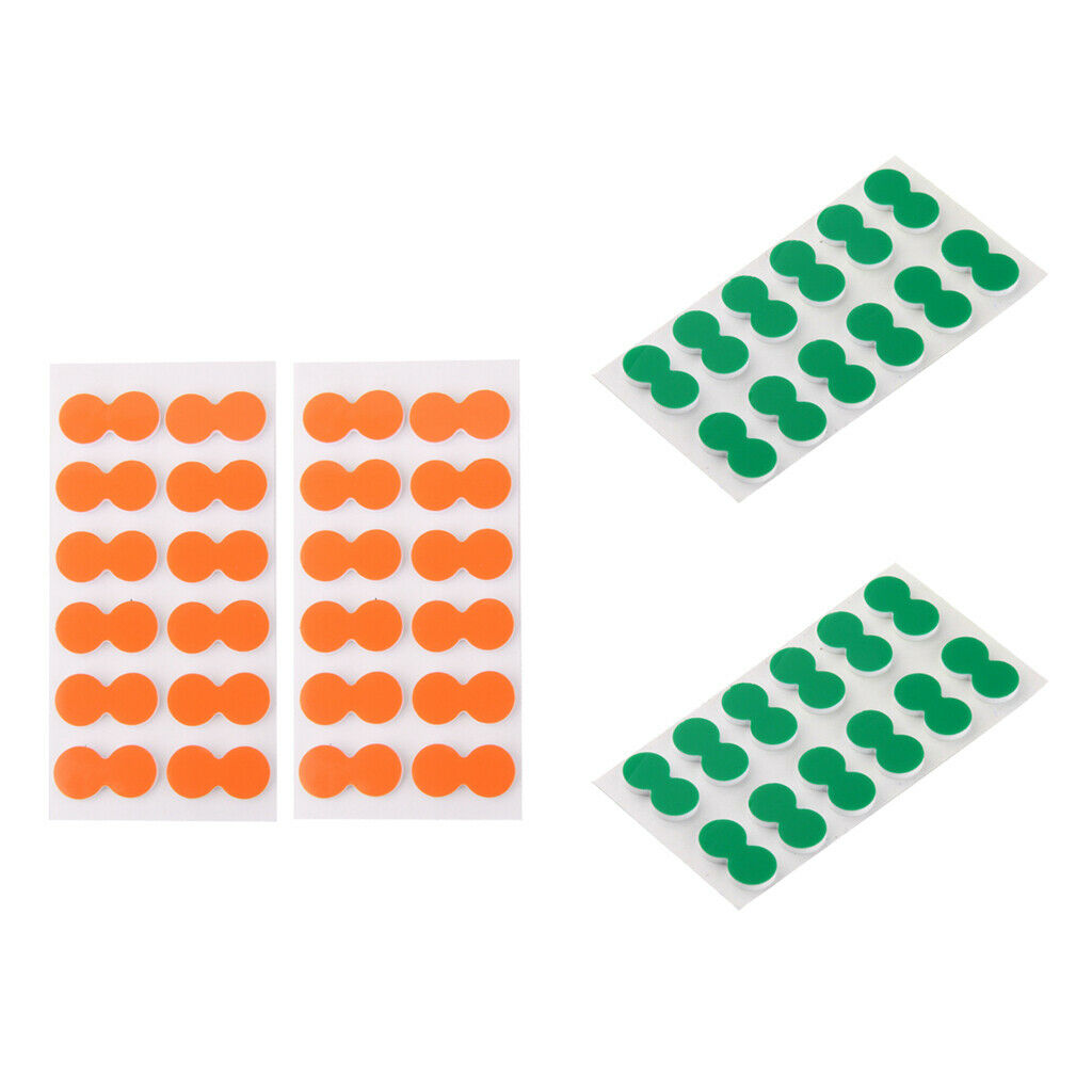 48 Orange+Green Pinch On Strike Indicators Stick on Float Fly Fishing Accessory