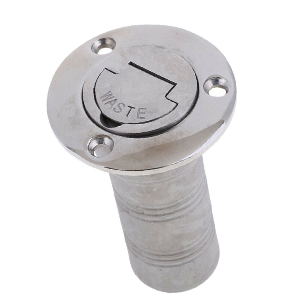 Marine Boat Waste Deck Fill/Filler Keyness   1-1/2 Inch, 316 Stainless Steel