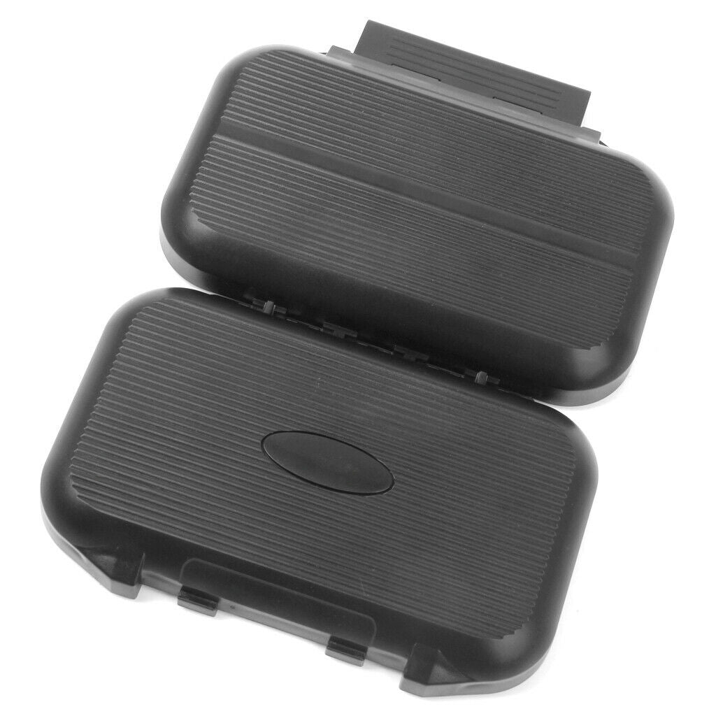 Double Layer Waterproof Fly Lure Box Bait Box for Fly Fishing Flies + Fly Patch