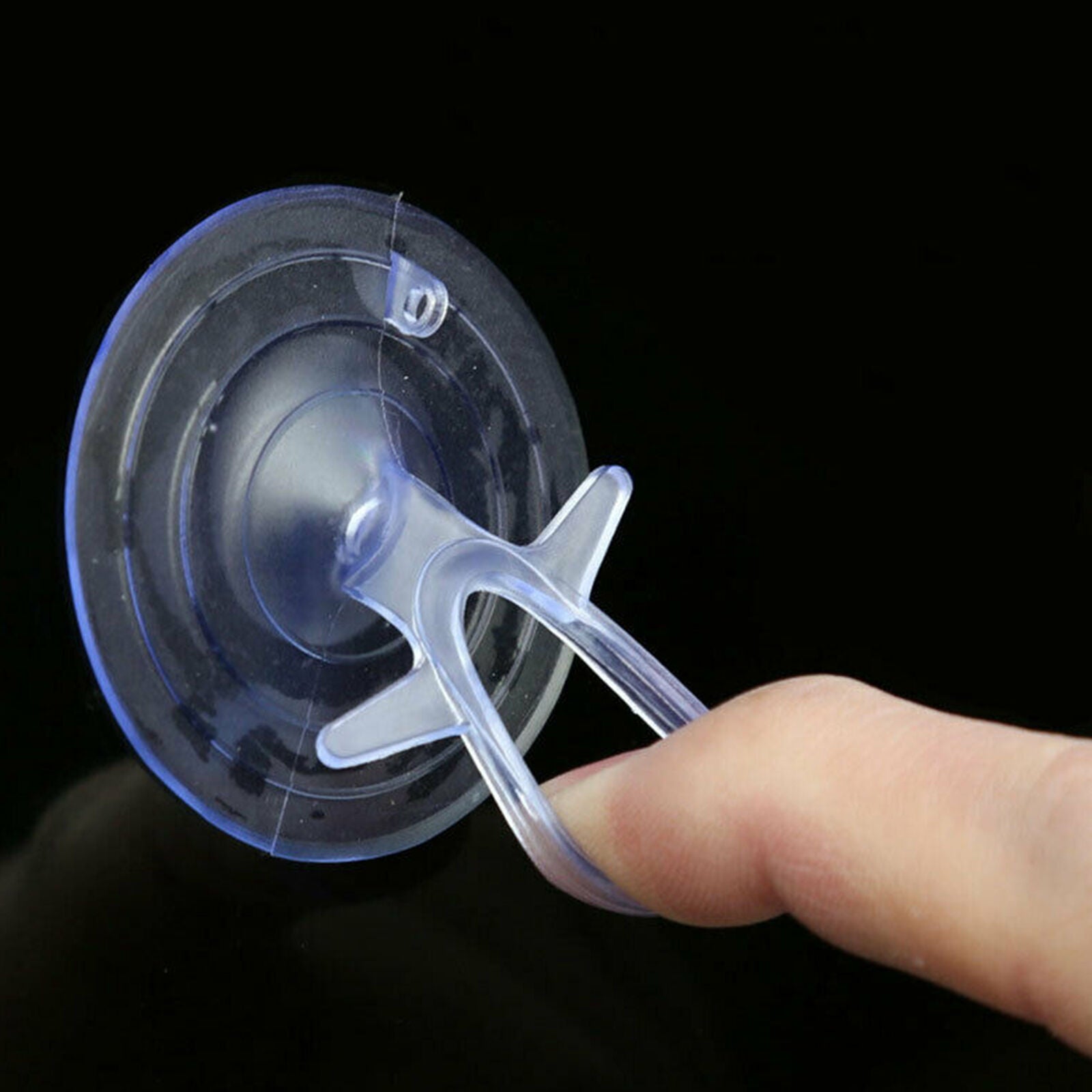 20x 45mm Car Sunshade Suction PVC Cups Clear Rubber Plastic Window Suckers