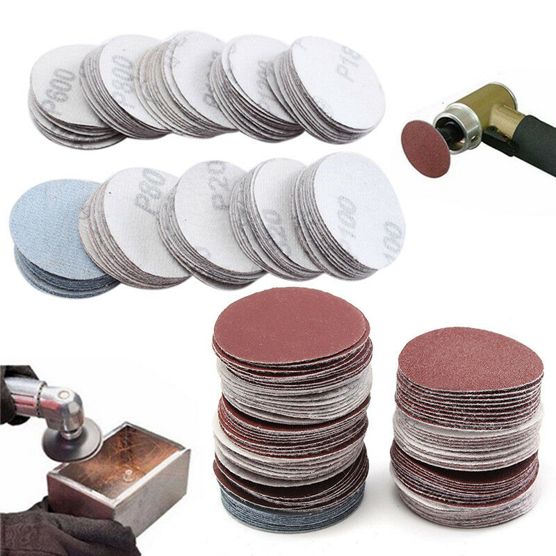 100pcs 3inch 75mm Mixed Grit Discs Sanding Auto Car Polishing Pads Sandpaper Kit