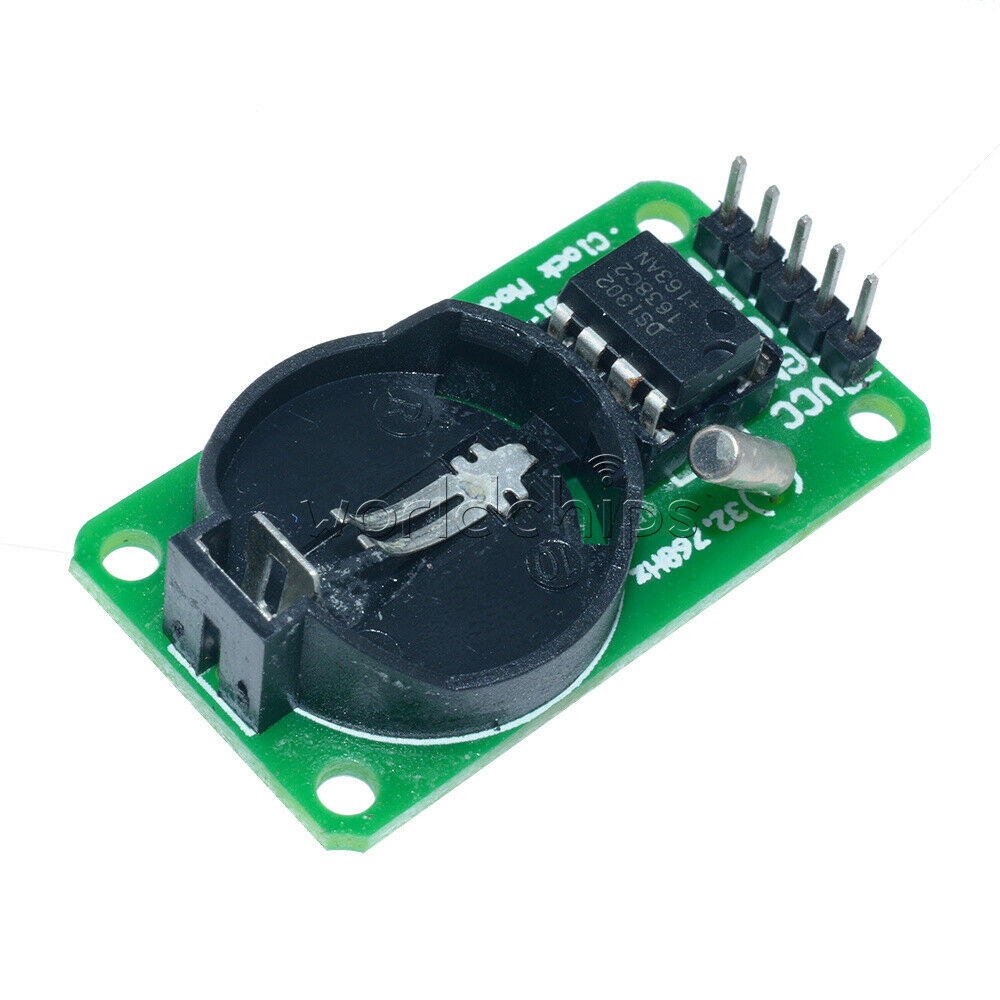 2PCS DS1302 RTC Real Time Clock Module For Arduino AVR ARM SMD Replace DS1307